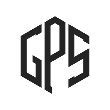 GPS Logo Tasarımı. Altıgen şekil kullanan ilk Harf GPS Monogram Logosu