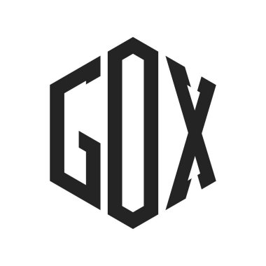 GOX Logo Tasarımı. Altıgen şekil kullanan ilk Harf GOX Monogram Logosu