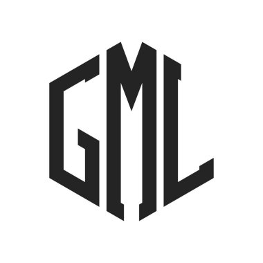 GML Logo Tasarımı. Altıgen şekil kullanan ilk Harf GML Monogram Logosu
