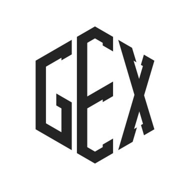 GEX Logo Tasarımı. Altıgen şekil kullanan ilk Harf GEX Monogram Logosu