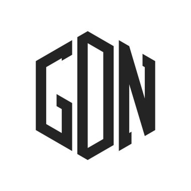 GDN Logo Tasarımı. Altıgen şekil kullanan ilk Harf GDN Monogram Logosu