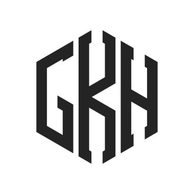 GKH Logo Tasarımı. Altıgen şekil kullanan ilk Harf GKH Monogram Logosu