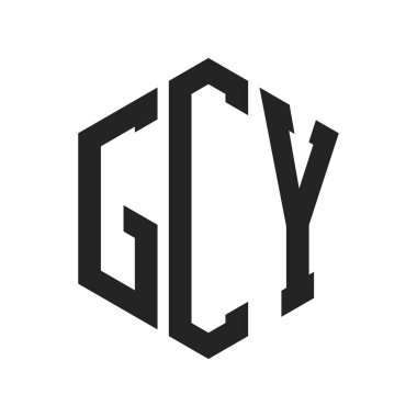 GCY Logo Tasarımı. Altıgen şekil kullanan ilk Harf GCY Monogram Logosu