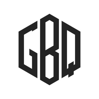 GBQ Logo Tasarımı. Altıgen şekil kullanan ilk Harf GBQ Monogram Logosu