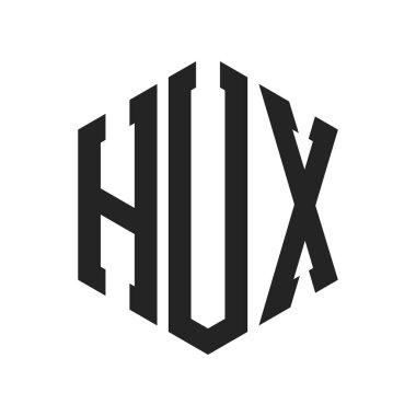 HUX Logo Tasarımı. Altıgen şekil kullanan ilk Harf HUX Monogram Logosu