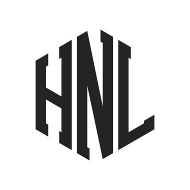 HNL Logo Tasarımı. Altıgen şekil kullanan ilk Harf HNL Monogram Logosu