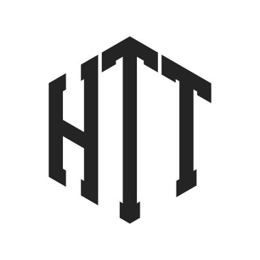 HTT Logo Tasarımı. Altıgen şekilli Harf HTT Monogram Logosu