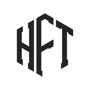 HFT Logo Tasarımı. Altıgen şekil kullanan ilk Harf HFT Monogram Logosu