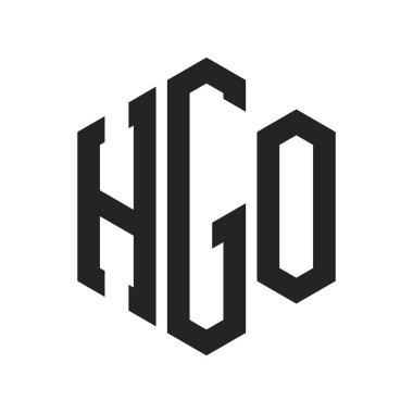 HGO Logo Tasarımı. Altıgen şekil kullanan ilk Harf HGO Monogram Logosu