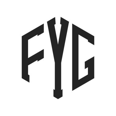 FYG Logo Tasarımı. Altıgen şekil kullanan ilk Harf FYG Monogram Logosu