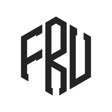 FRU Logo Tasarımı. Altıgen şekil kullanan ilk Harf FRU Monogram Logosu