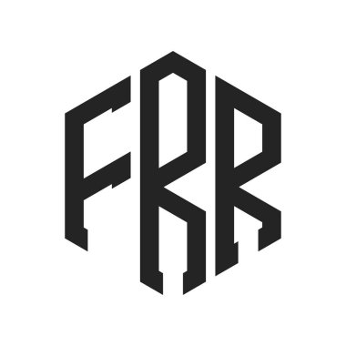 FRR Logo Tasarımı. Altıgen şekil kullanan ilk Harf FRR Monogram Logosu