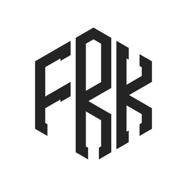 FRK Logo Tasarımı. Hexagon şekli kullanan ilk Harf FRK Monogram Logosu