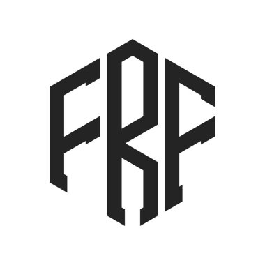 FRF Logo Tasarımı. Altıgen şekil kullanan ilk Harf FRF Monogram Logosu
