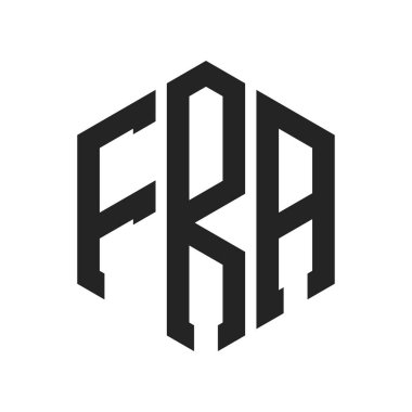 FRA Logo Tasarımı. Altıgen şekilli ilk Harf FRA Monogram Logosu