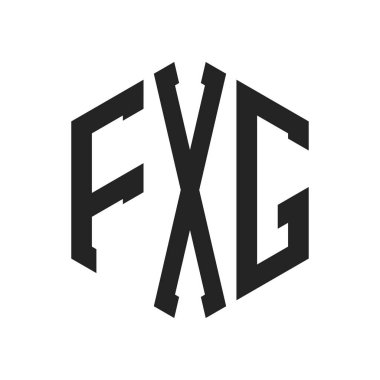 FXG Logo Tasarımı. Altıgen şekil kullanan ilk Harf FXG Monogram Logosu