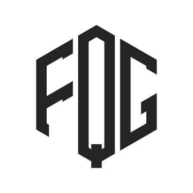 FQG Logo Tasarımı. Altıgen şekil kullanan ilk Harf FQG Monogram Logosu