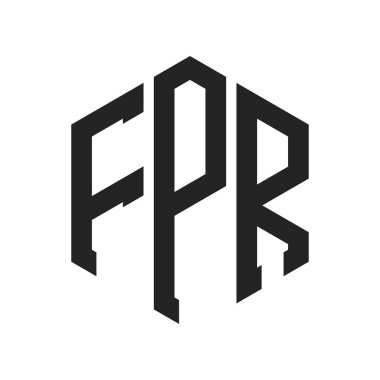 FPR Logo Tasarımı. Altıgen şekil kullanan ilk Harf FPR Monogram Logosu