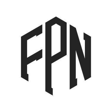 FPN Logo Tasarımı. Altıgen şekil kullanan ilk Harf FPN Monogram Logosu