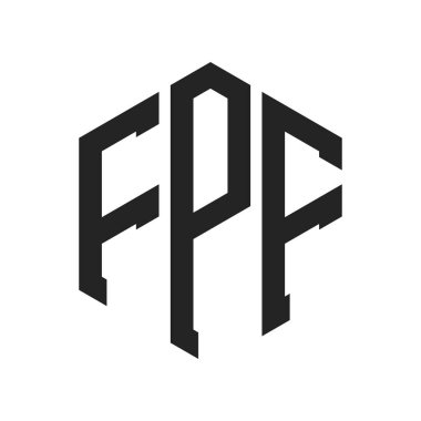 FPF Logo Tasarımı. Altıgen şekil kullanan ilk Harf FPF Monogram Logosu