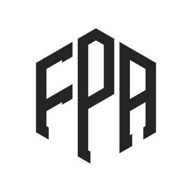 FPA Logo Tasarımı. Altıgen şekil kullanan ilk Harf FPA Monogram Logosu