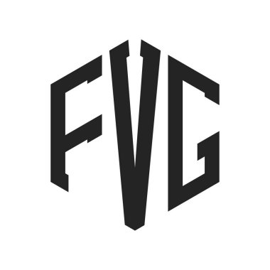 FVG Logo Tasarımı. Altıgen şekil kullanan ilk Harf FVG Monogram Logosu