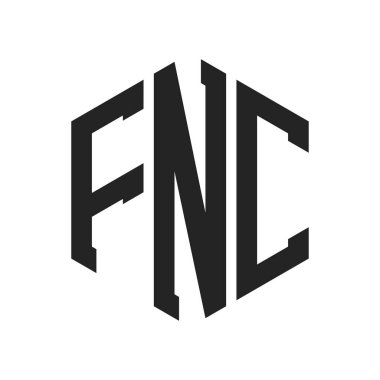 FNC Logo Tasarımı. Altıgen şekil kullanan ilk Harf FNC Monogram Logosu