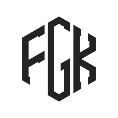 FGK Logo Tasarımı. Altıgen şekil kullanan ilk Harf FGK Monogram Logosu