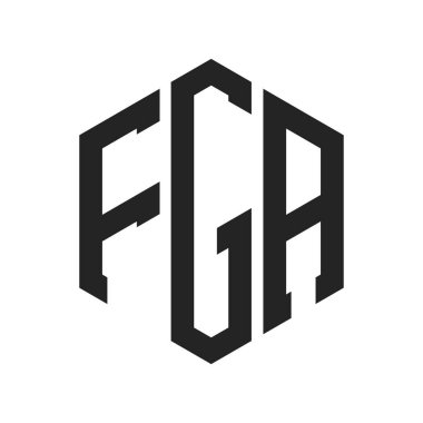 FGA Logo Tasarımı. Altıgen şekil kullanan ilk Harf FGA Monogram Logosu