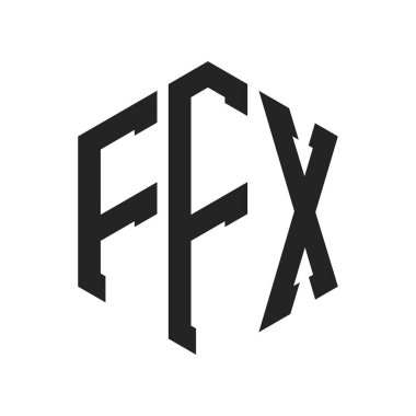 FFX Logo Tasarımı. Altıgen şekil kullanan ilk Harf FFX Monogram Logosu