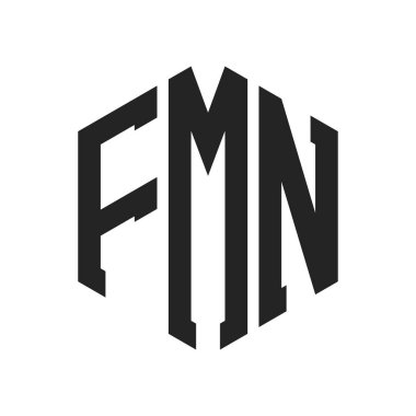 FMN Logo Tasarımı. Altıgen şekil kullanan ilk Harf FMN Monogram Logosu