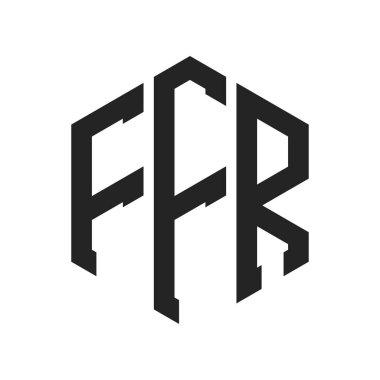 FFR Logo Tasarımı. Altıgen şekil kullanan ilk Harf FFR Monogram Logosu