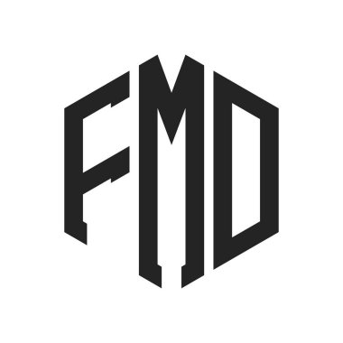 FMD Logo Tasarımı. Altıgen şekil kullanan ilk Harf FMD Monogram Logosu