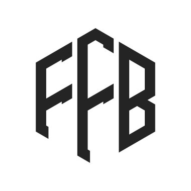 FFB Logo Tasarımı. Altıgen şekil kullanan ilk Harf FFB Monogram Logosu