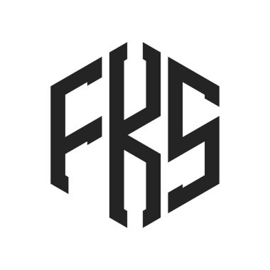 FKS Logo Tasarımı. Altıgen şekil kullanan ilk Harf FKS Monogram Logosu