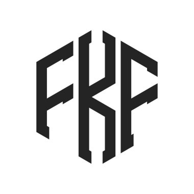 FKF Logo Tasarımı. Altıgen şekil kullanan ilk Harf FKF Monogram Logosu