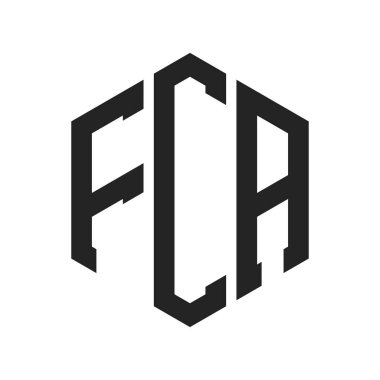 FCA Logo Tasarımı. Altıgen şekil kullanan ilk Harf FCA Monogram Logosu