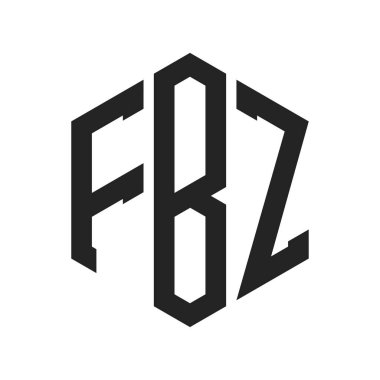 FBZ Logo Tasarımı. Altıgen şekil kullanan ilk Harf FBZ Monogram Logosu