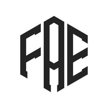 FAE Logo Tasarımı. Altıgen şekilli Harf Fea Monogram Logosu