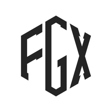 FGX Logo Tasarımı. Altıgen şekil kullanan ilk Harf FGX Monogram Logosu