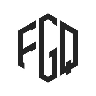 FGQ Logo Tasarımı. Altıgen şekil kullanan ilk Harf FGQ Monogram Logosu