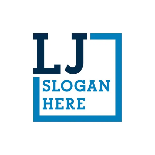 En Küçük Baş harfler Logo L ve J. LJ Baş harfleri, LJ Harf Logosu