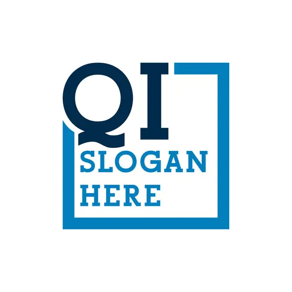 En Küçük Baş harfler Logo Q ve I.QI Baş harfleri, QI Harf Logosu