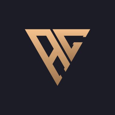 AC Logo Tasarımı. Modern, Minimal, Zarif ve Lüks AC Logosu. Parlak Üçgen Monogram Marka Şirket Kimliği için AC Logo Tasarımı.