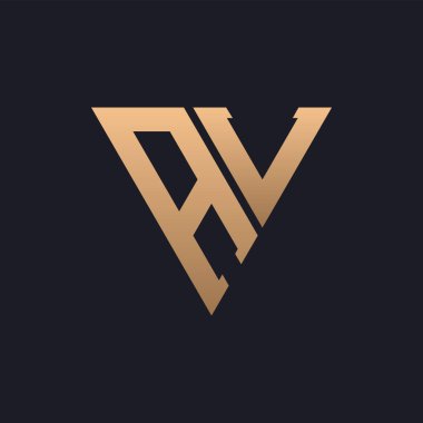 AL Logo Tasarımı. Modern, Asgari, Zarif ve Lüks AL Logosu. Pırıltılı Üçgen Monogram Marka Şirket Kimliği için AL Logo Tasarımı.