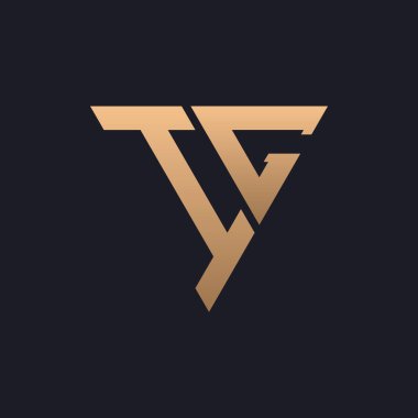 IC Logo Tasarımı. Modern, Minimal, Zarif ve Lüks IC Logosu. Parlak Üçgen Monogram Marka Şirket Kimliği için IC Logo Tasarımı.