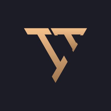 IT Logo Tasarımı. Modern, Asgari, Zarif ve Lüks Bilişim Logosu. Özel Üçgen Monogram Marka Şirket Kimliği için Bilgi İşlem Logosu Tasarımı.