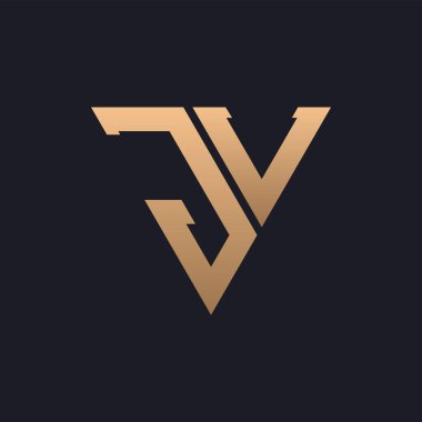 JL Logo Tasarımı. Modern, Minimal, Zarif ve Lüks JL logosu. Marka Şirket Kimliği için Parlak Üçgen Monogram Harf Logosu Tasarımı.
