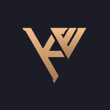 KE Logo Tasarımı. Modern, Minimal, Zarif ve Lüks KE Logosu. Renkli Üçgen Monogram Marka Şirket Kimliği için Mektup KE Logo Tasarımı.