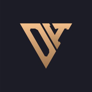Oh logo tasarımı. Modern, Minimal, Zarif ve Lüks OH logosu. Zarif Üçgen Monogram Marka Şirket Kimliği için OH Logo Tasarımı.